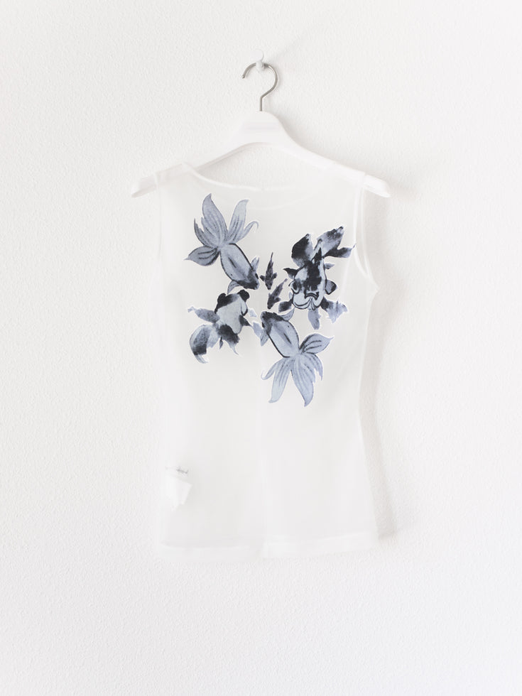 Yohji Yamamoto SS03 Sheer Fish Watercolor Tank