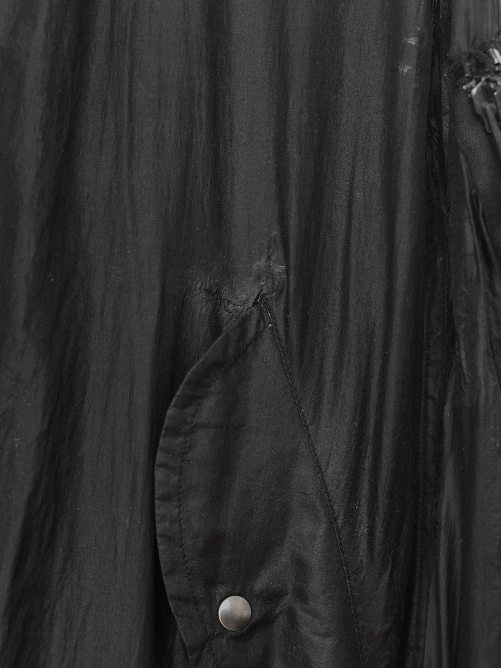 Helmut Lang SS04 Transparent Silk Bondage MA-1 Bomber