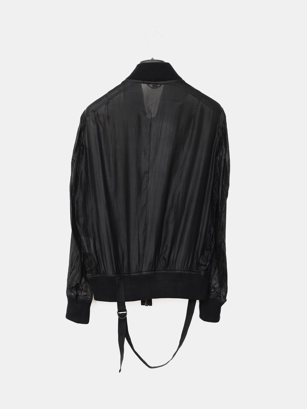 Helmut Lang SS04 Transparent Silk Bondage MA-1 Bomber