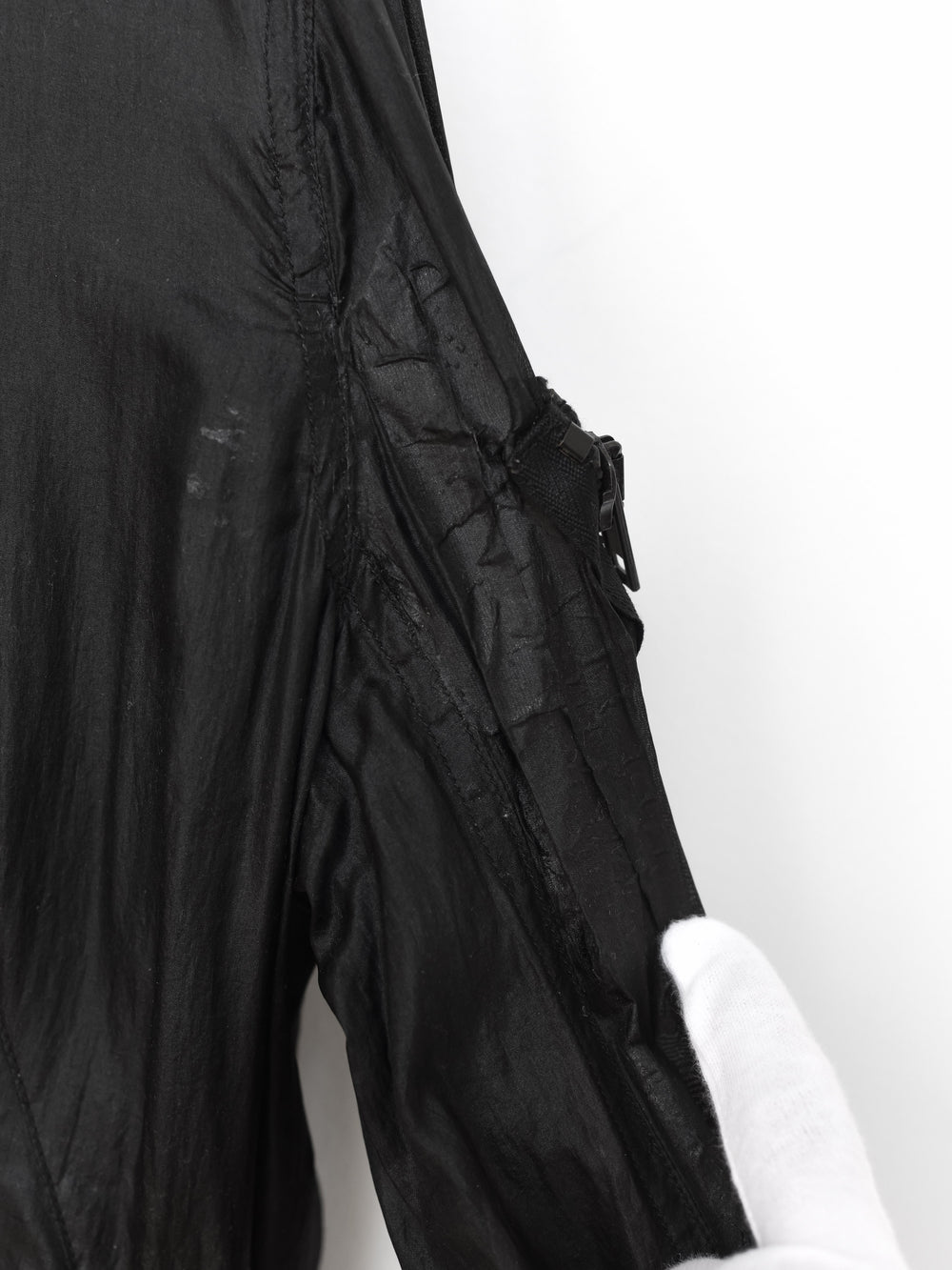 Helmut Lang SS04 Transparent Silk Bondage MA-1 Bomber