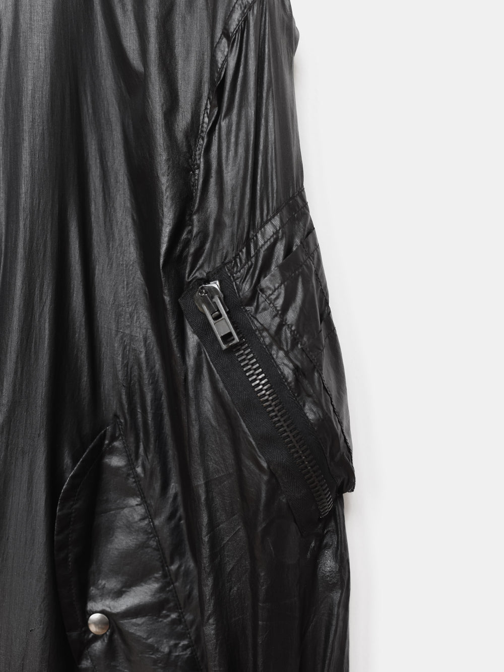 Helmut Lang SS04 Transparent Silk Bondage MA-1 Bomber