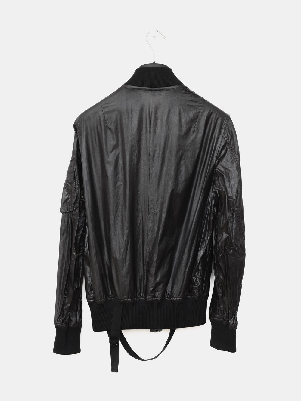 Helmut Lang SS04 Transparent Silk Bondage MA-1 Bomber