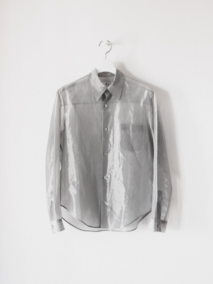 Yohji Yamamoto Y's Liquid Sheer Button Shirt