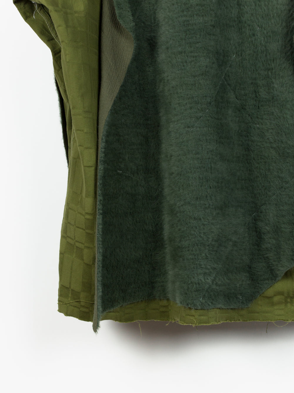 Sulvam AW18 Reversible Coverall Coat with Faux Fur Lining