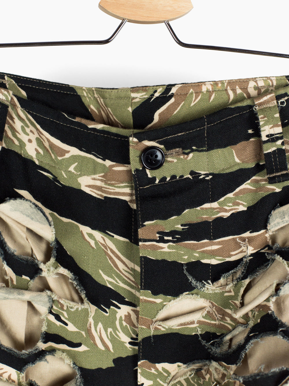Vetements AW18 Laser Cut Tiger Camo Cargos