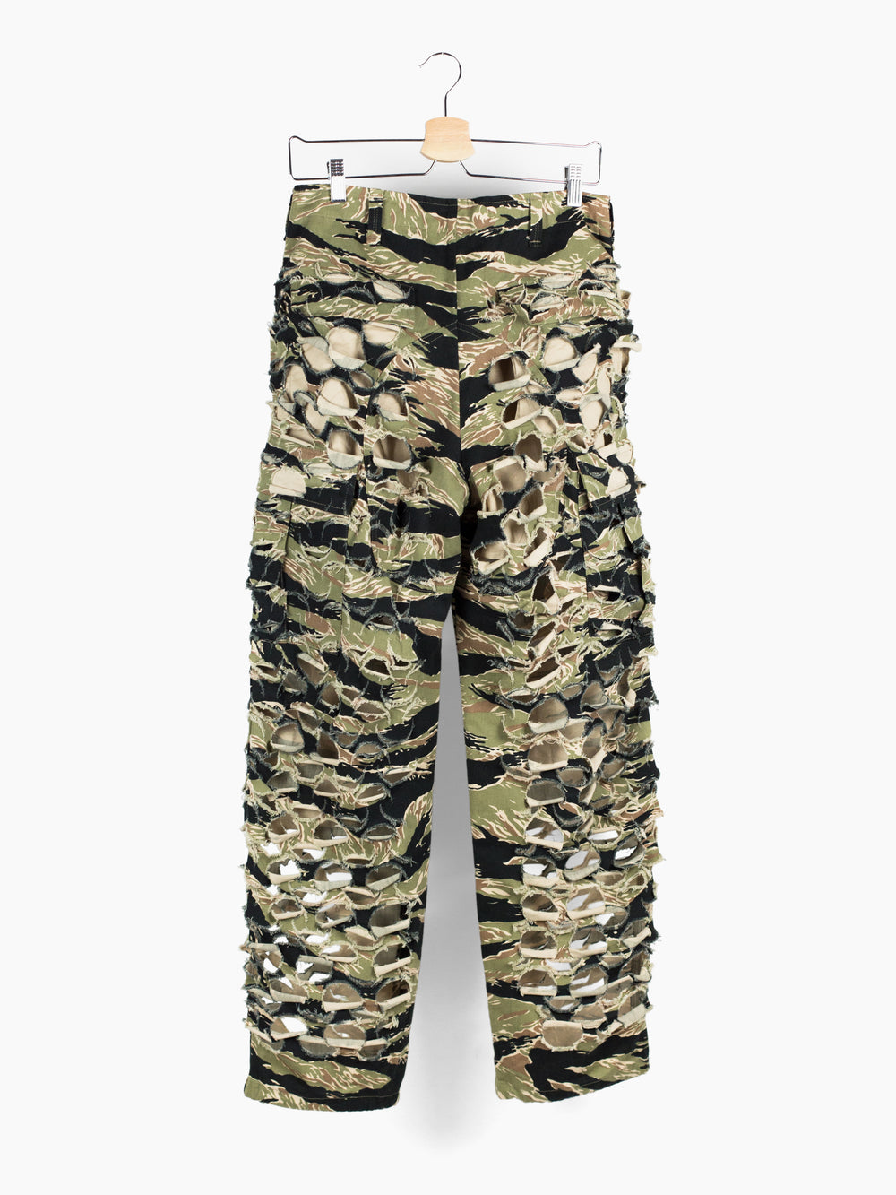 Vetements AW18 Laser Cut Tiger Camo Cargos