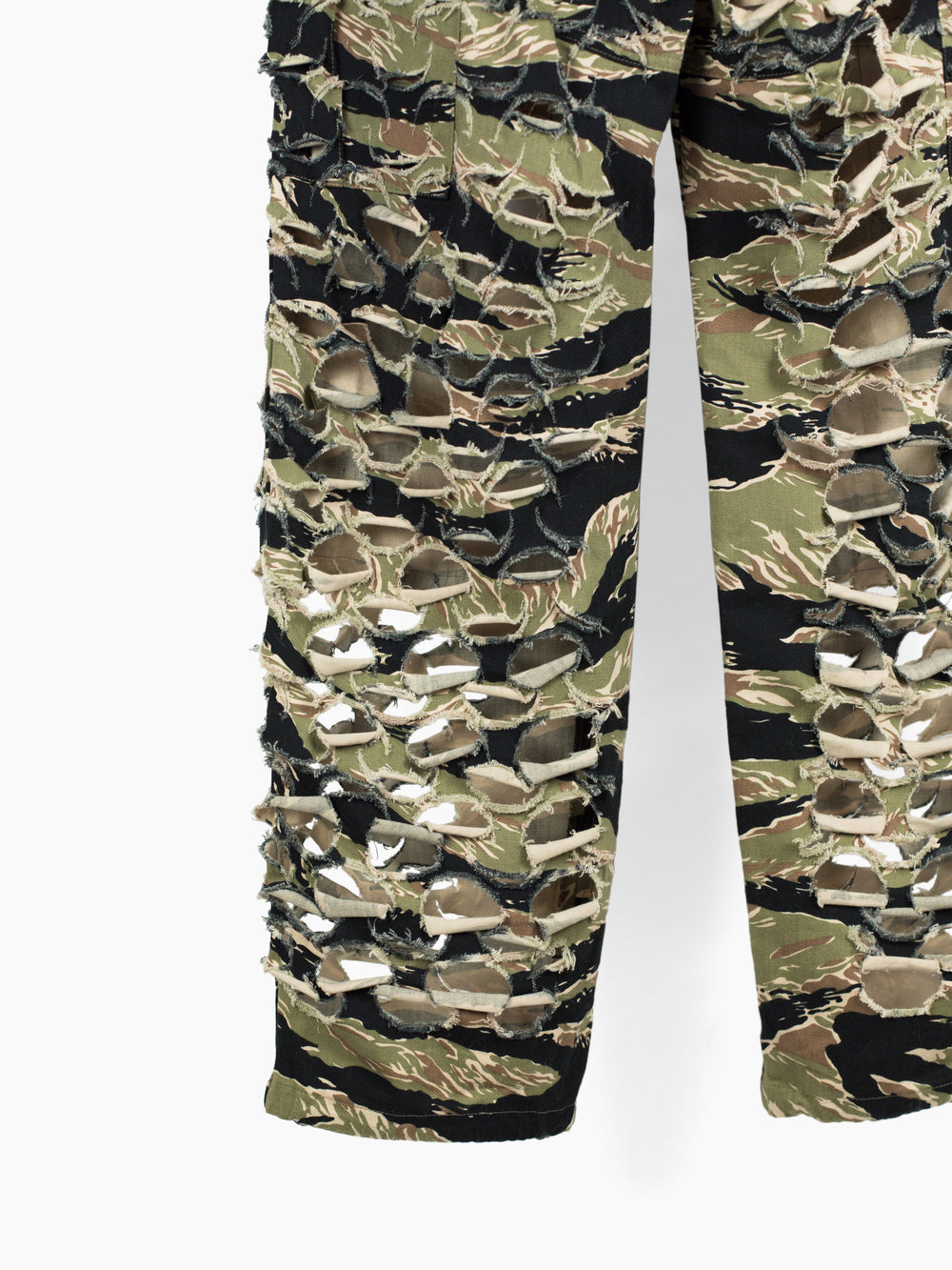 Vetements AW18 Laser Cut Tiger Camo Cargos