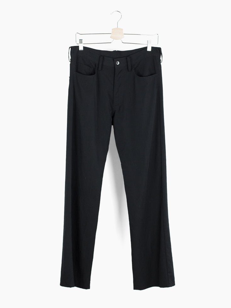 Yohji Yamamoto Pour Homme Wool Gabardine Flared Jeans