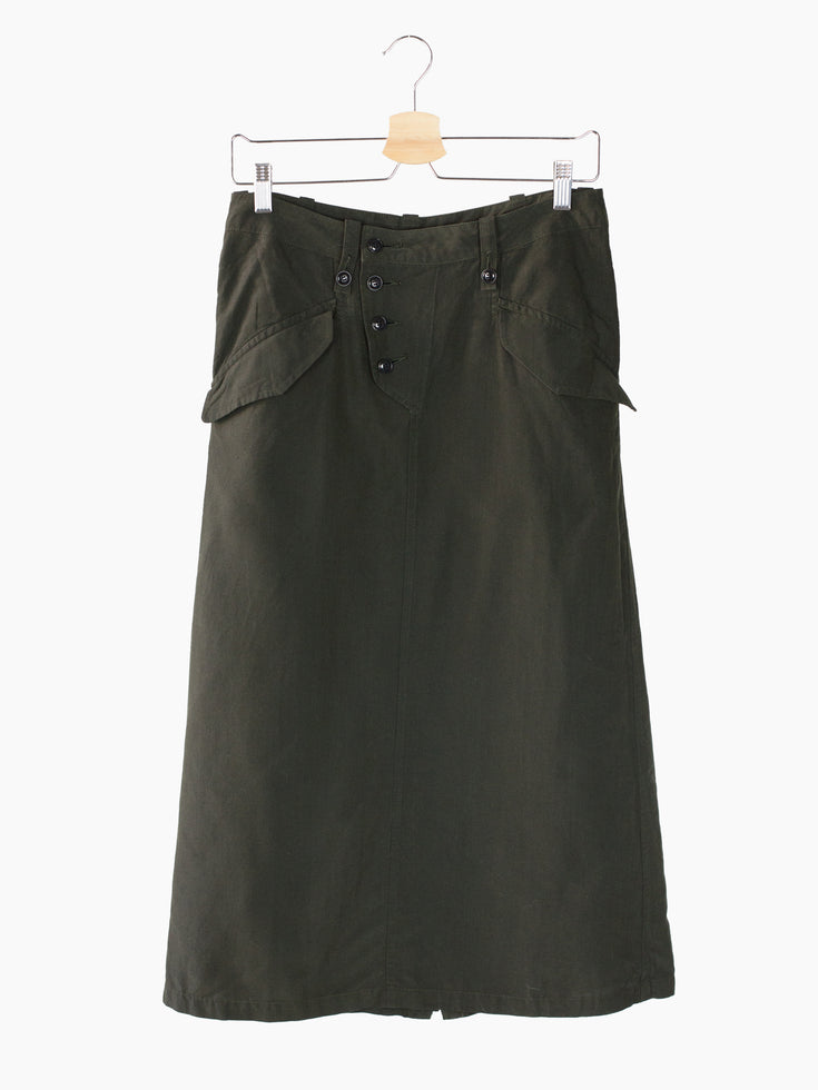 Yohji Yamamoto Y's 00s Army Cargo Skirt