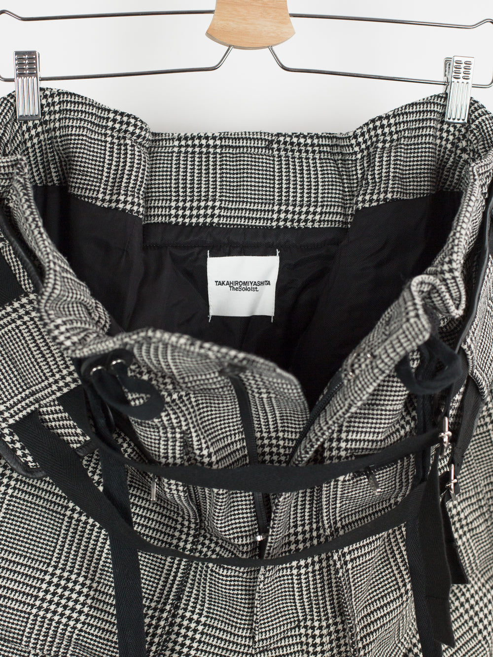 Takahiromiyashita The Soloist AW18 Glen Check Overpants