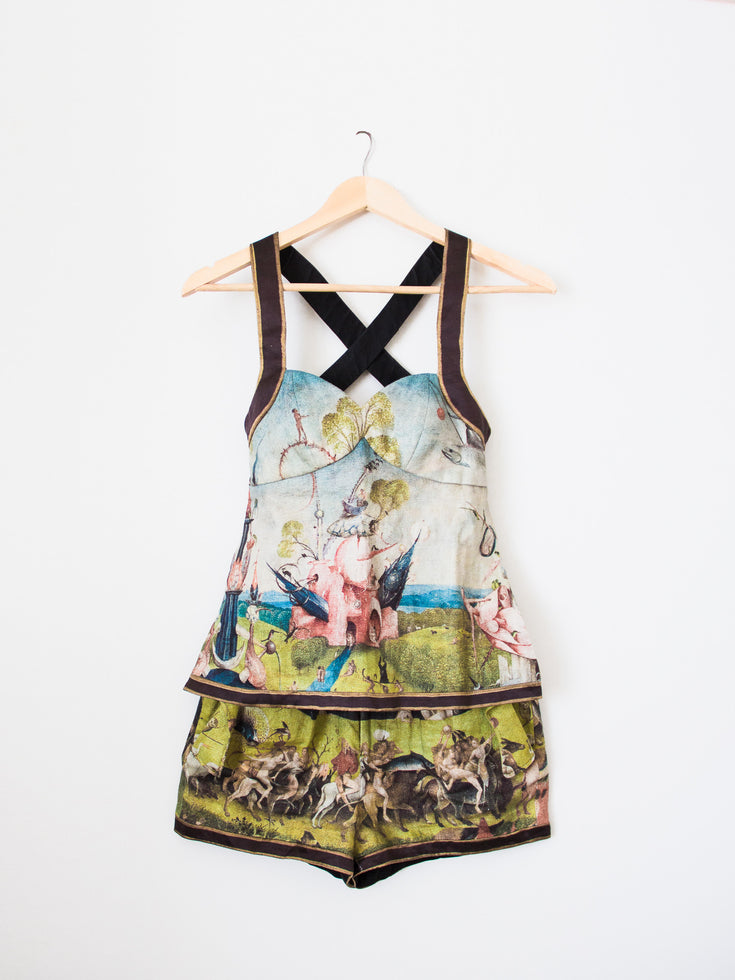 Undercover SS15 Bosch Garden of Earthly Delights Shorts