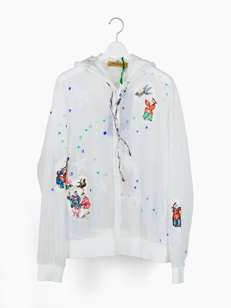 Penultimate SS24 Sheer Finger Painting Hoodie