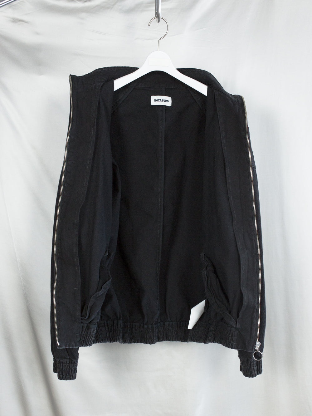 Kozaburo SS26 Denim Zip Track Jacket