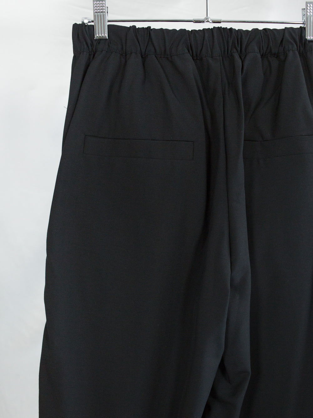 Gabriela Coll SS26 No. 267 Wool/Silk LP Draped Summer Trousers