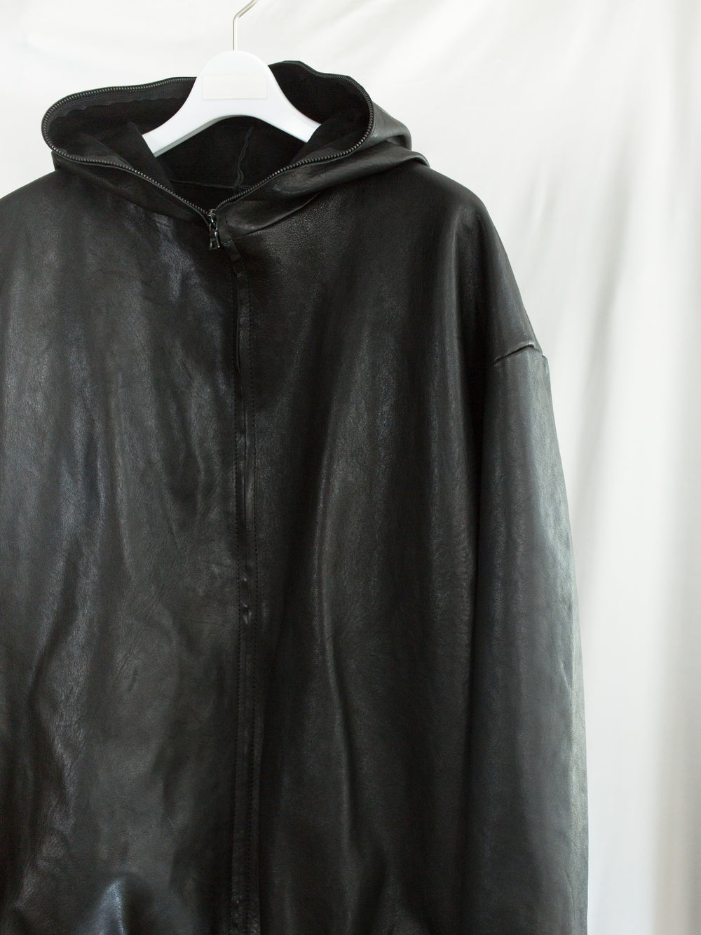 Gabriela Coll AW25 Leather Hoodie