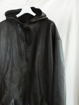 Gabriela Coll AW25 Leather Hoodie