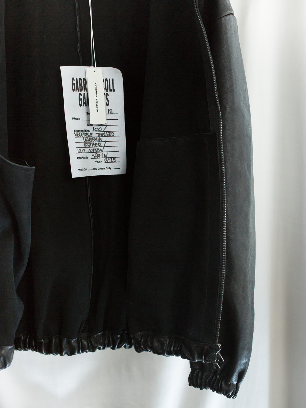Gabriela Coll AW25 Leather Hoodie