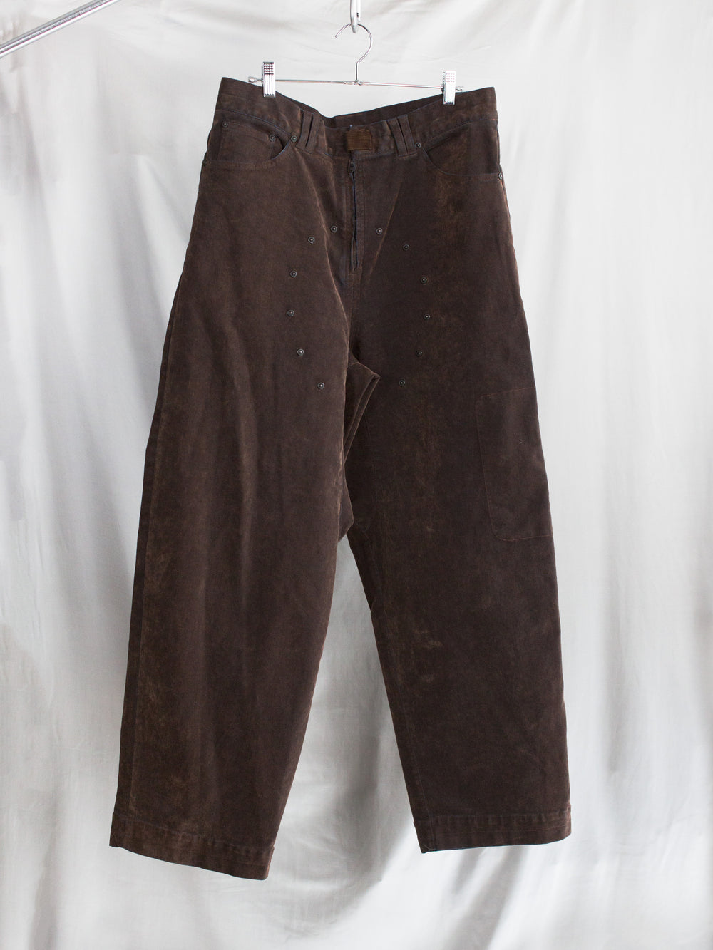 Jian Ye AW25 Flocked Denim