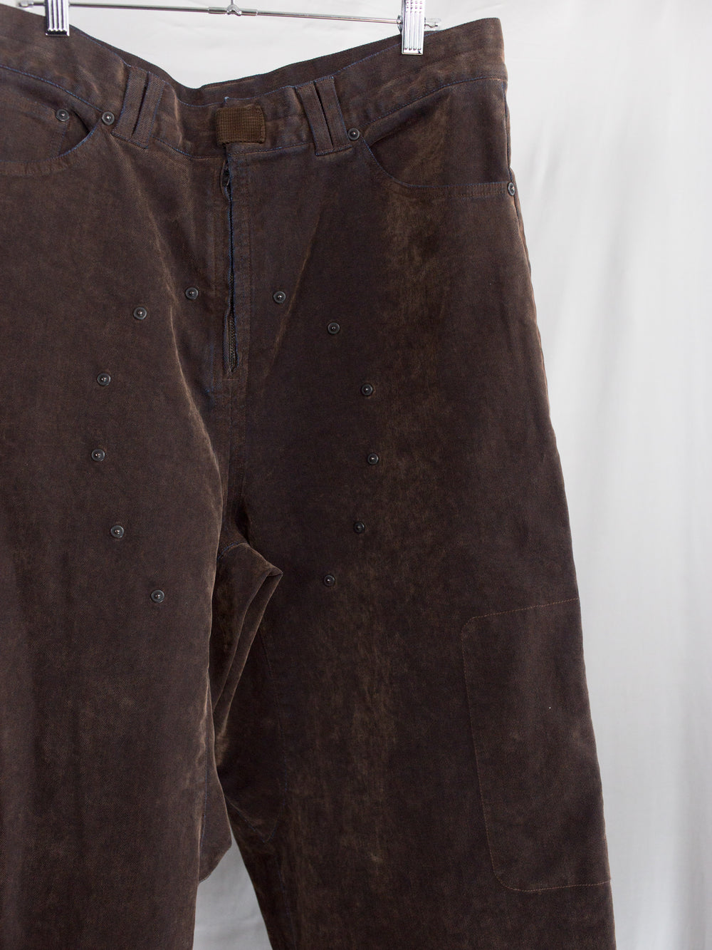 Jian Ye AW25 Flocked Denim
