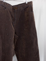Jian Ye AW25 Flocked Denim