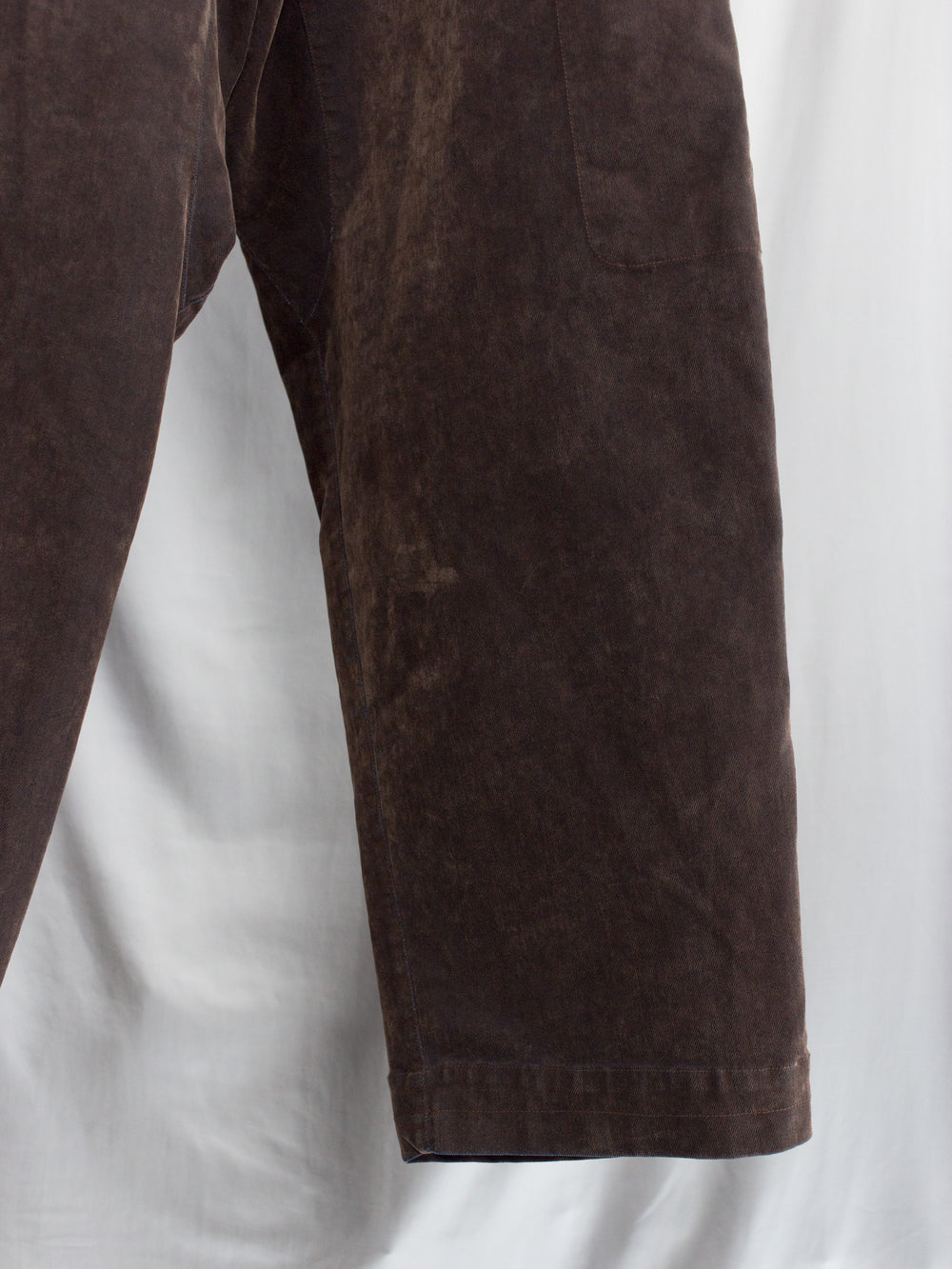 Jian Ye AW25 Flocked Denim