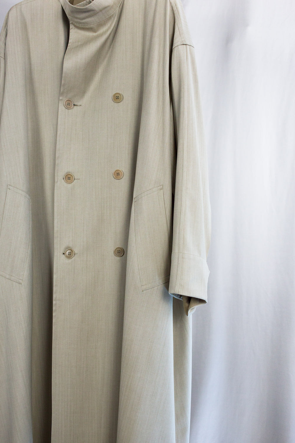Gabriela Coll SS26 No. 65 Rainsystem LP Wool Oversize Coat