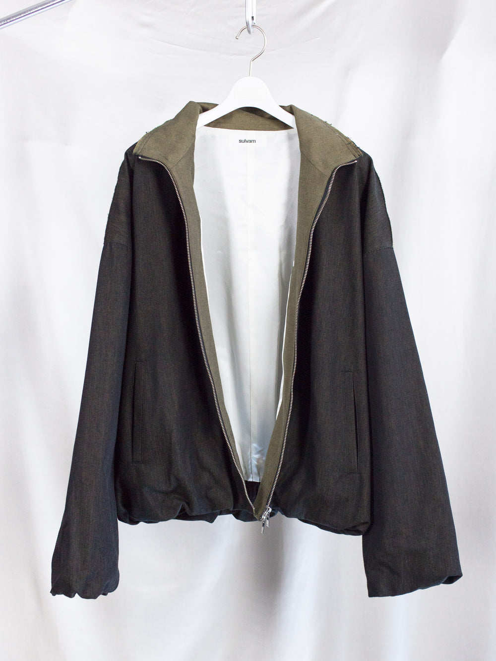 Sulvam SS26 Denim Balloon Blouson
