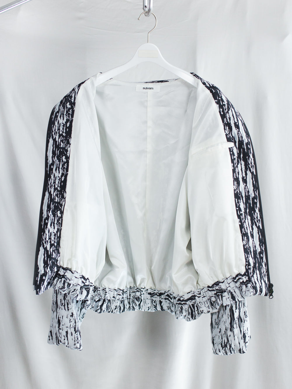 Sulvam SS26 Jacquard Balloon Blouson
