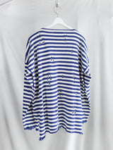 Sulvam SS26 Destroyed Stripe Knit