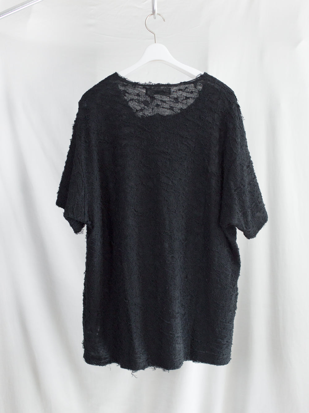 Sulvam SS26 Broken Asymmetrical T-Shirt