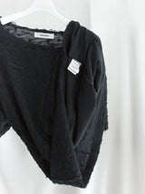 Sulvam SS26 Broken Asymmetrical T-Shirt