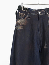 Les Six AW24 Destroyed Gout Denim