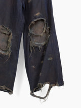 Les Six AW24 Destroyed Gout Denim