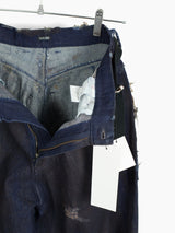 Les Six AW24 Destroyed Gout Denim