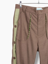 ByDrewCwiek AW24 Convertible Flannel Side Articulated Pants