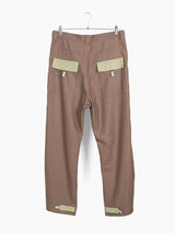 ByDrewCwiek AW24 Convertible Flannel Side Articulated Pants