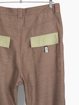 ByDrewCwiek AW24 Convertible Flannel Side Articulated Pants