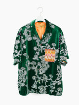 Penultimate SS25 Pine Sequin Short Sleeve Shirt