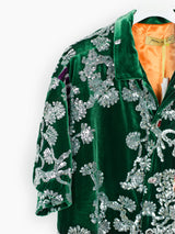 Penultimate SS25 Pine Sequin Short Sleeve Shirt