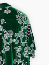 Penultimate SS25 Pine Sequin Short Sleeve Shirt