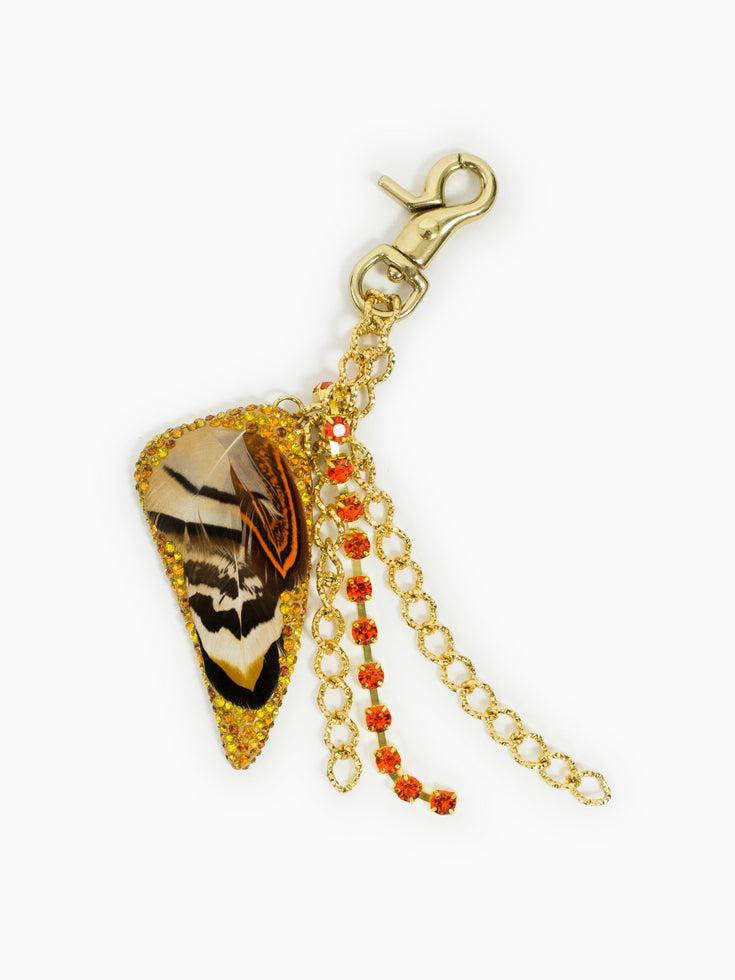 Penultimate SS25 Feather Keychain