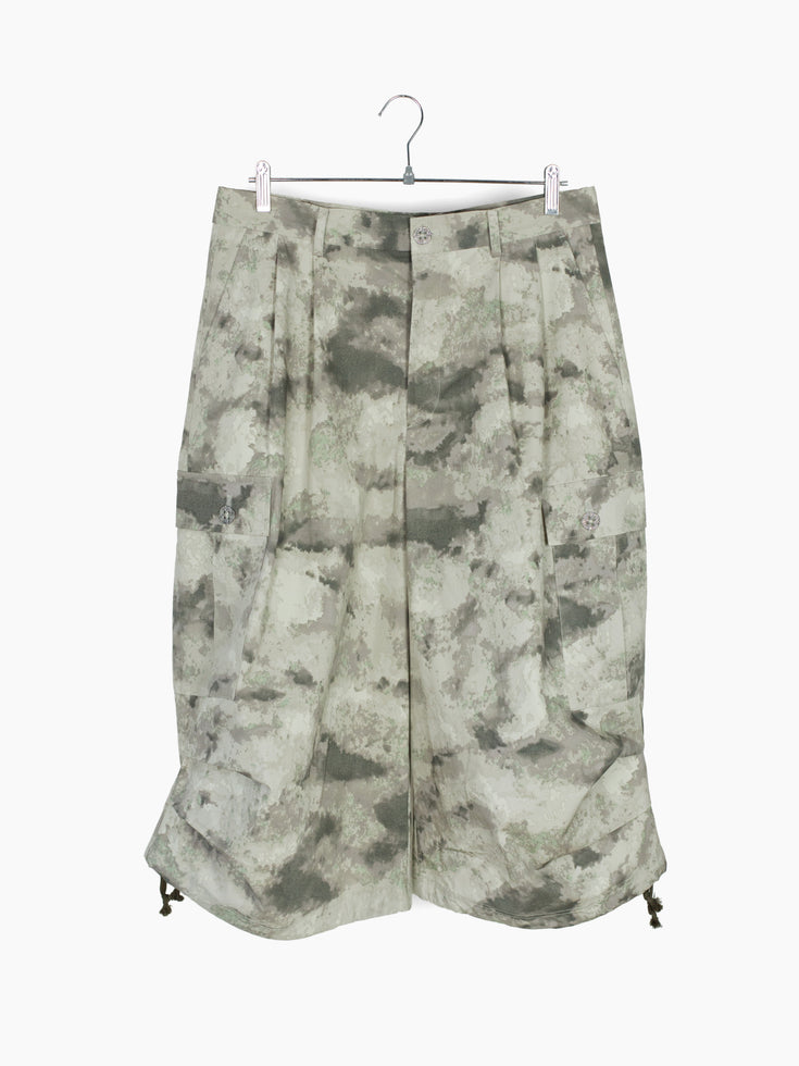 Les Six SS25 Puke Camo 3/4 Cargo Pants