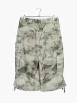 Les Six SS25 Puke Camo 3/4 Cargo Pants