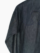 Kozaburo SS25 Raw Denim Western Shirt