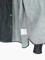 Kozaburo SS25 Raw Denim Western Shirt