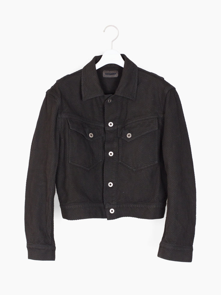 Kozaburo SS25 Amami Dori Mud Dye Fitted Jean Jacket
