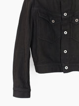Kozaburo SS25 Amami Dori Mud Dye Fitted Jean Jacket