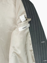 Sulvam SS25 Slashed Stripe Over Jacket