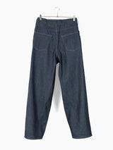 Soshiotsuki SS25 Rigid Denim Draped Pocket Jeans
