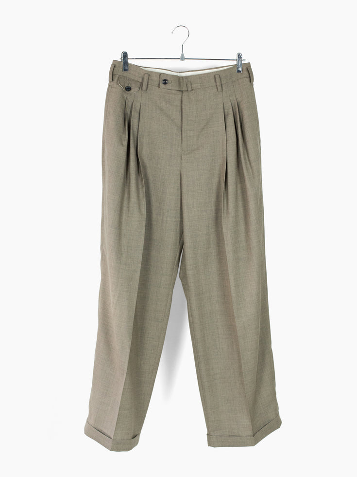Soshiotsuki SS25 3-Pleat Trousers